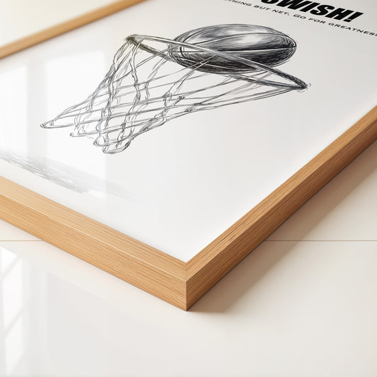 Basketball Korb Strichzeichnung