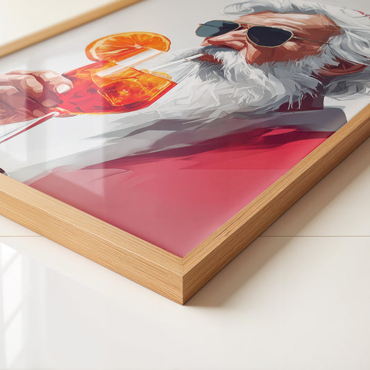 Weihnachtsmann Aperol Stilvoll