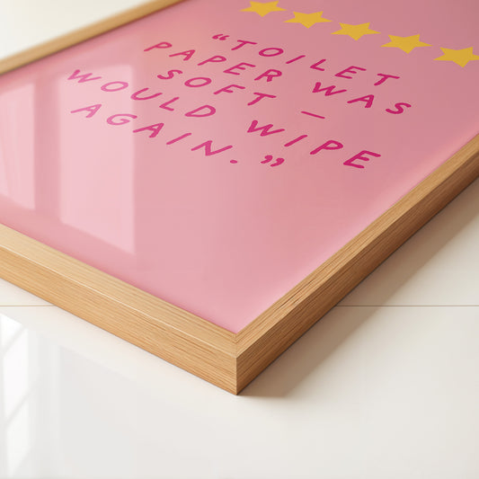 Toilettenpapier Humor Rosa