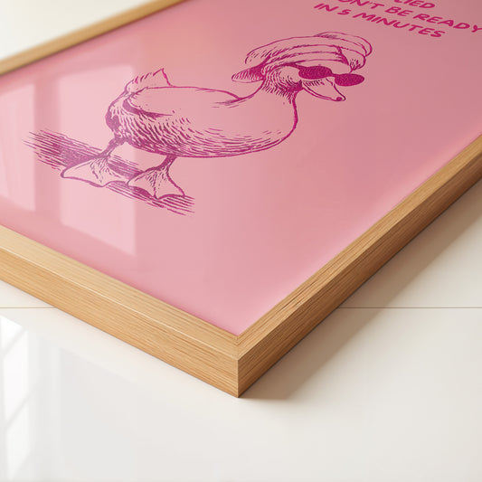 Ente Sonnenbrille rosa Humor