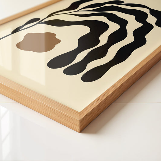 Abstrakte Pflanzenformen minimalistisch