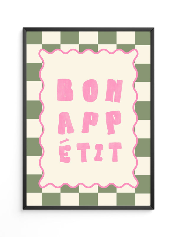Bon Appétit Schachbrettmuster