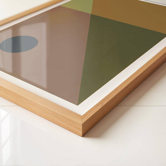 Bauhaus Geometrie Erdtöne