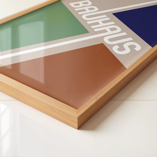 Bauhaus Geometrie Farbflächen