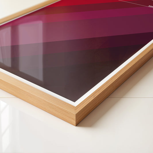 Bauhaus Streifen Rot Töne