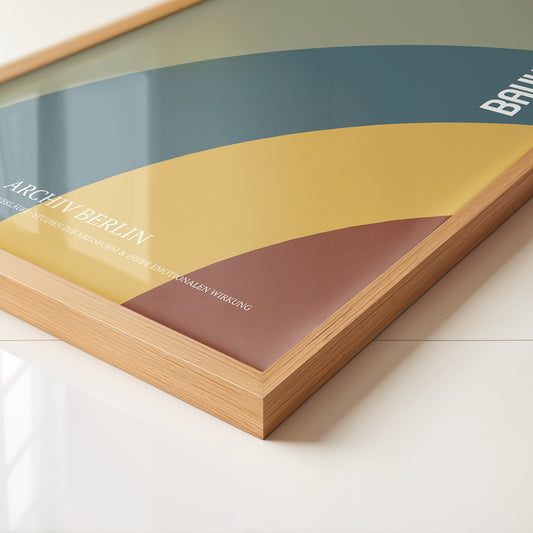 Bauhaus Kreise Retrofarben