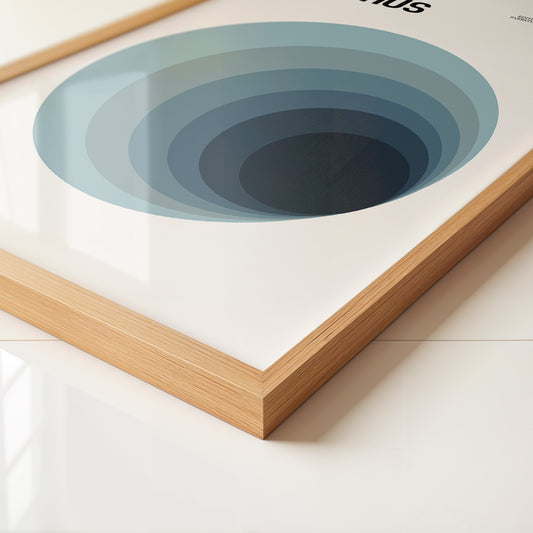 Bauhaus Kreise Blau Abstufung