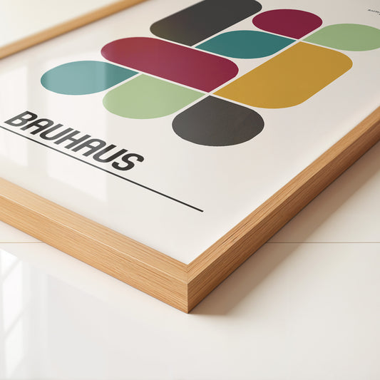 Bunte Geometrie Retro-Stil