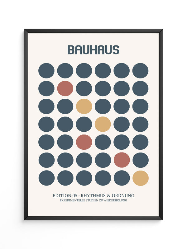 Bunte Kreise Bauhaus Stil