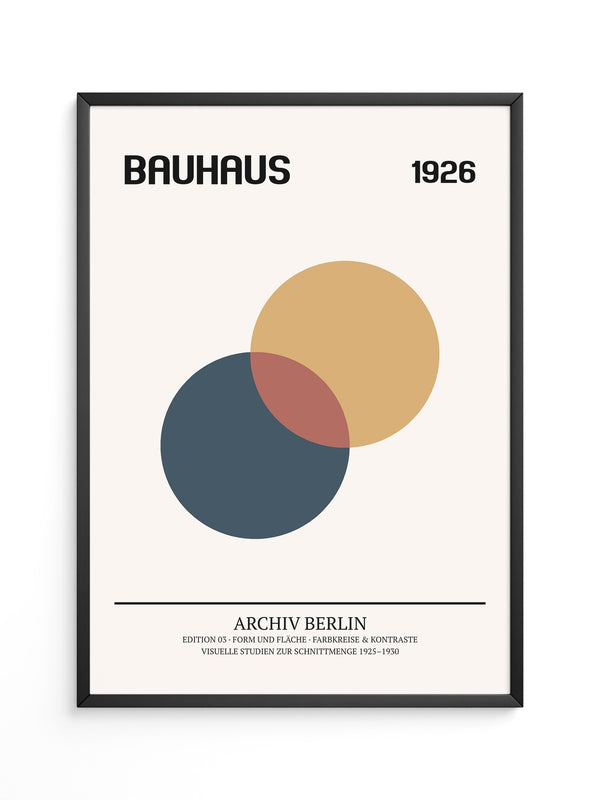 Bauhaus Kreise Geometrisch Retro