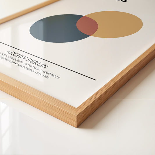 Bauhaus Kreise Geometrisch Retro