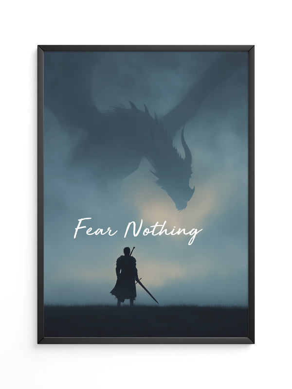 Drachen Silhouette Nebelstimmung