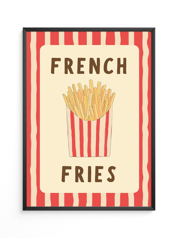 Pommes Streifen Stil