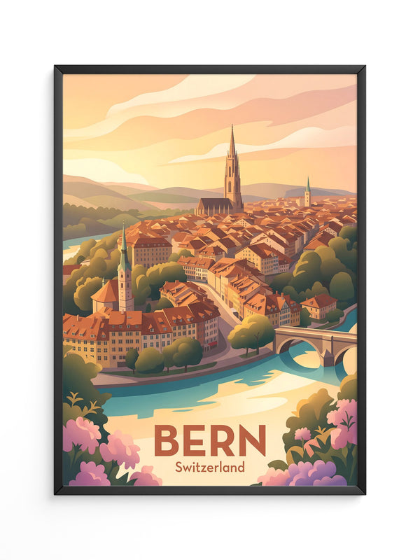 Bern Altstadt Abendstimmung