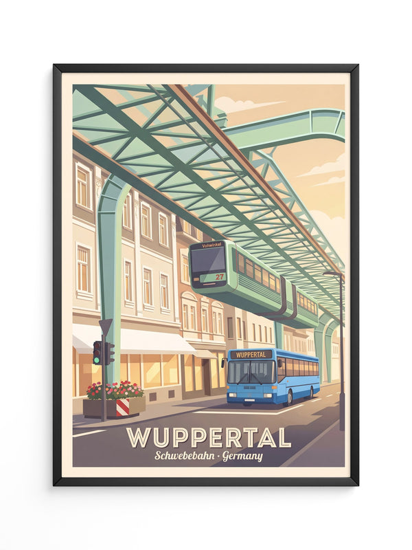 Wuppertal Schwebebahn Retro-Design
