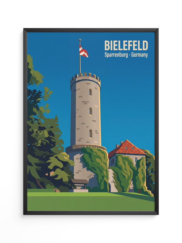 Marienplatz Pastellfarben Skyline
