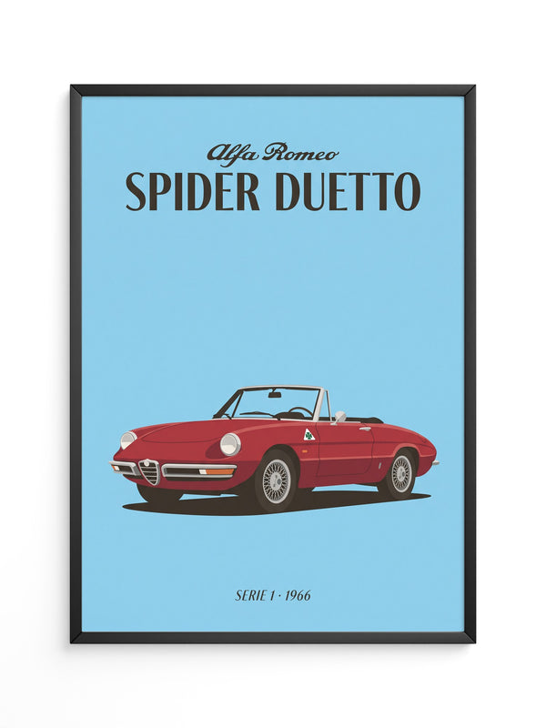 Klassischer Cabrio Rot Retro-Stil