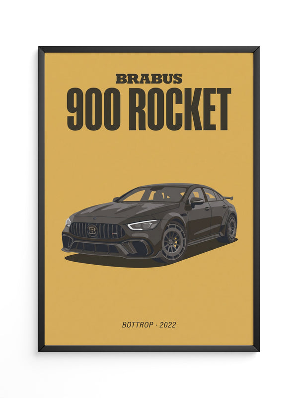 Brabus 900 Rocket Grafik schwarz