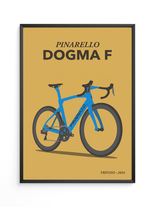 Rennrad Illustration Blau