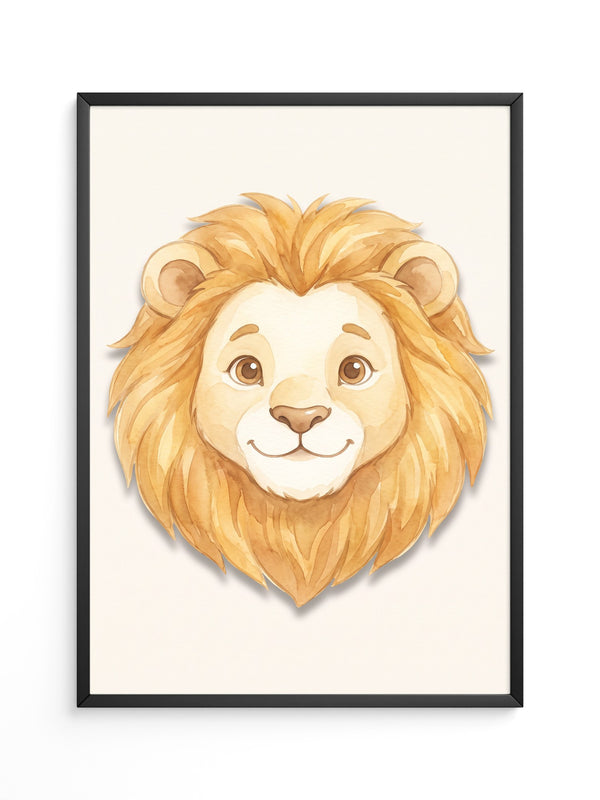 Niedlicher Löwe Aquarell