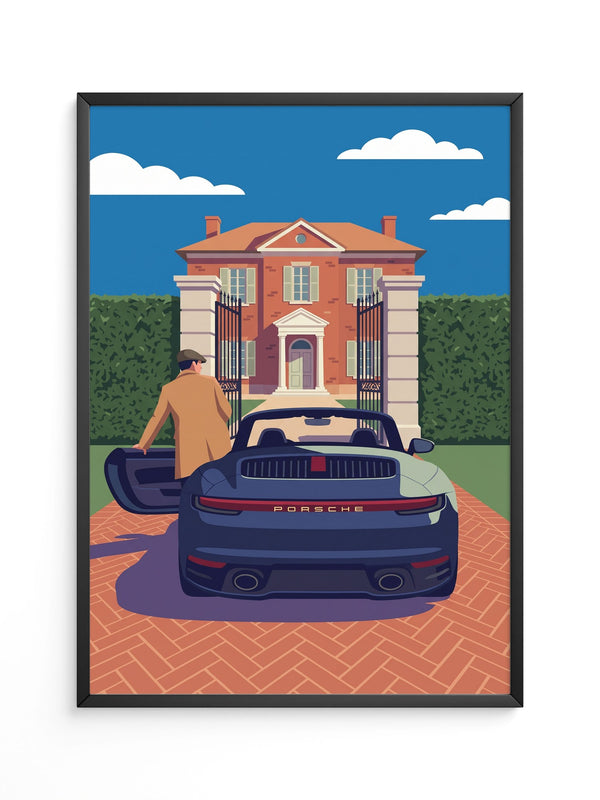 Sportwagen Luxus Villa Retro
