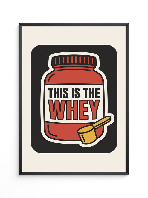 Whey Proteinpulver Poster