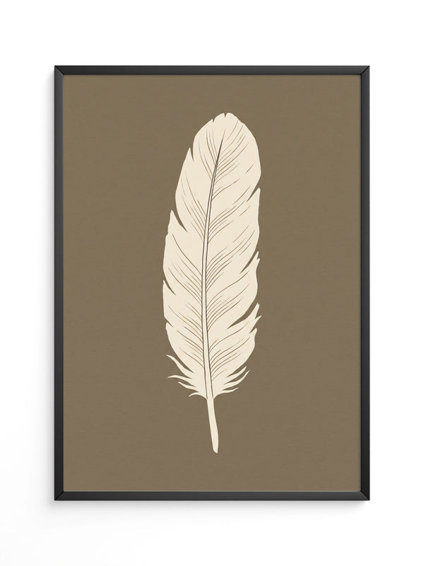 Feder Minimalistisch Natur