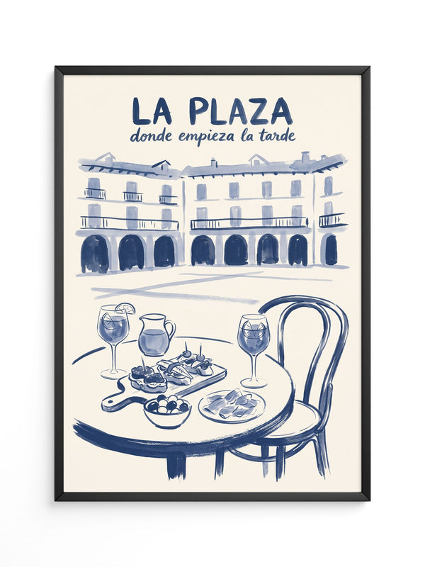 La Plaza Aperitivo Illustration