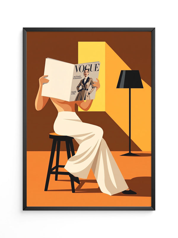 Magazin Leserin Fashion Illustration