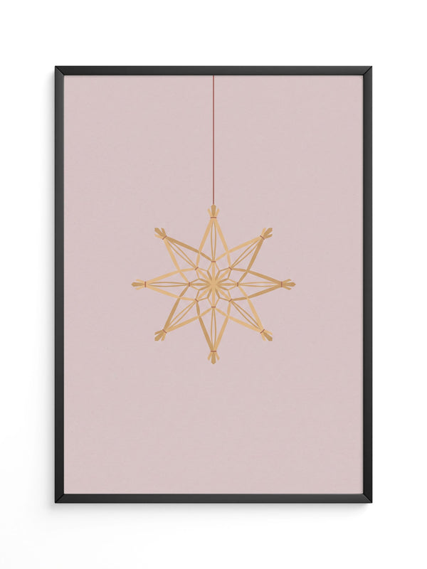 Geflochtenes Ornament Rosa