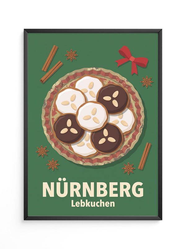 Nürnberg Lebkuchen Illustration