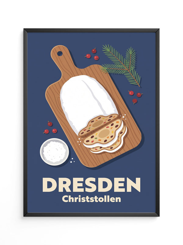 Christstollen Illustration