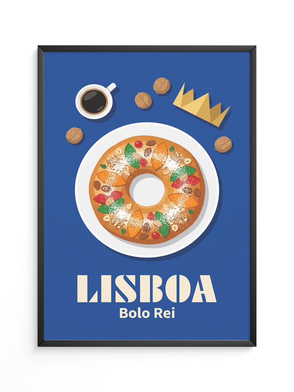 Bolo Rei Illustration