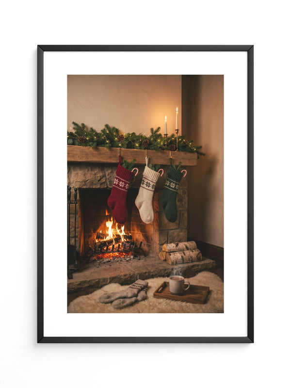 Weihnachtlicher Kaminabend