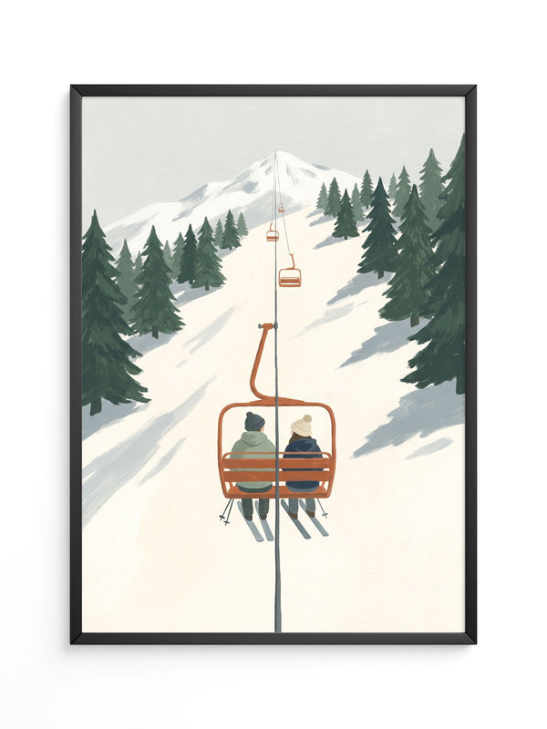 Skilift Bergperspektive