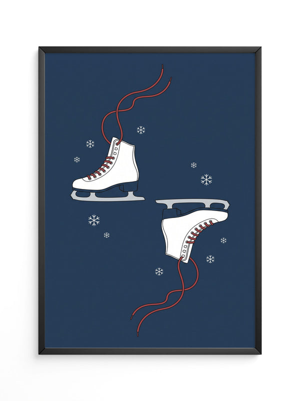 Schlittschuhe Illustration