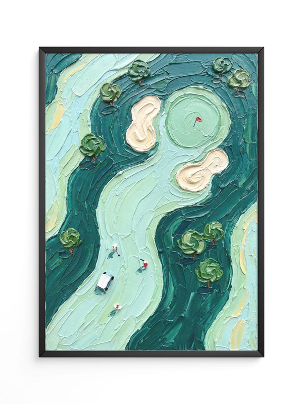 Golfplatz Struktur Farbe
