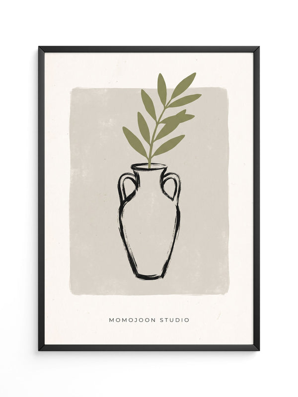 Olivenzweige Minimalistisch
