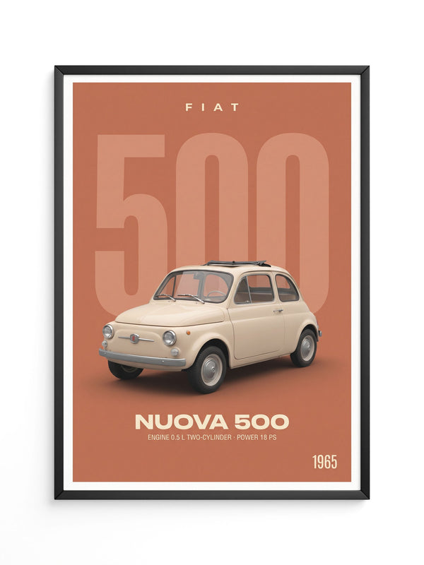 Fiat Retro Auto Ikone