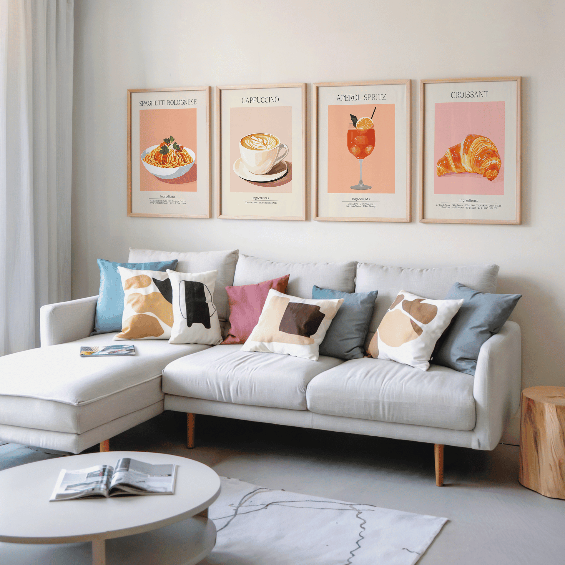 Poster Set „Küchenparty“ – Genussmomente für dein Zuhause