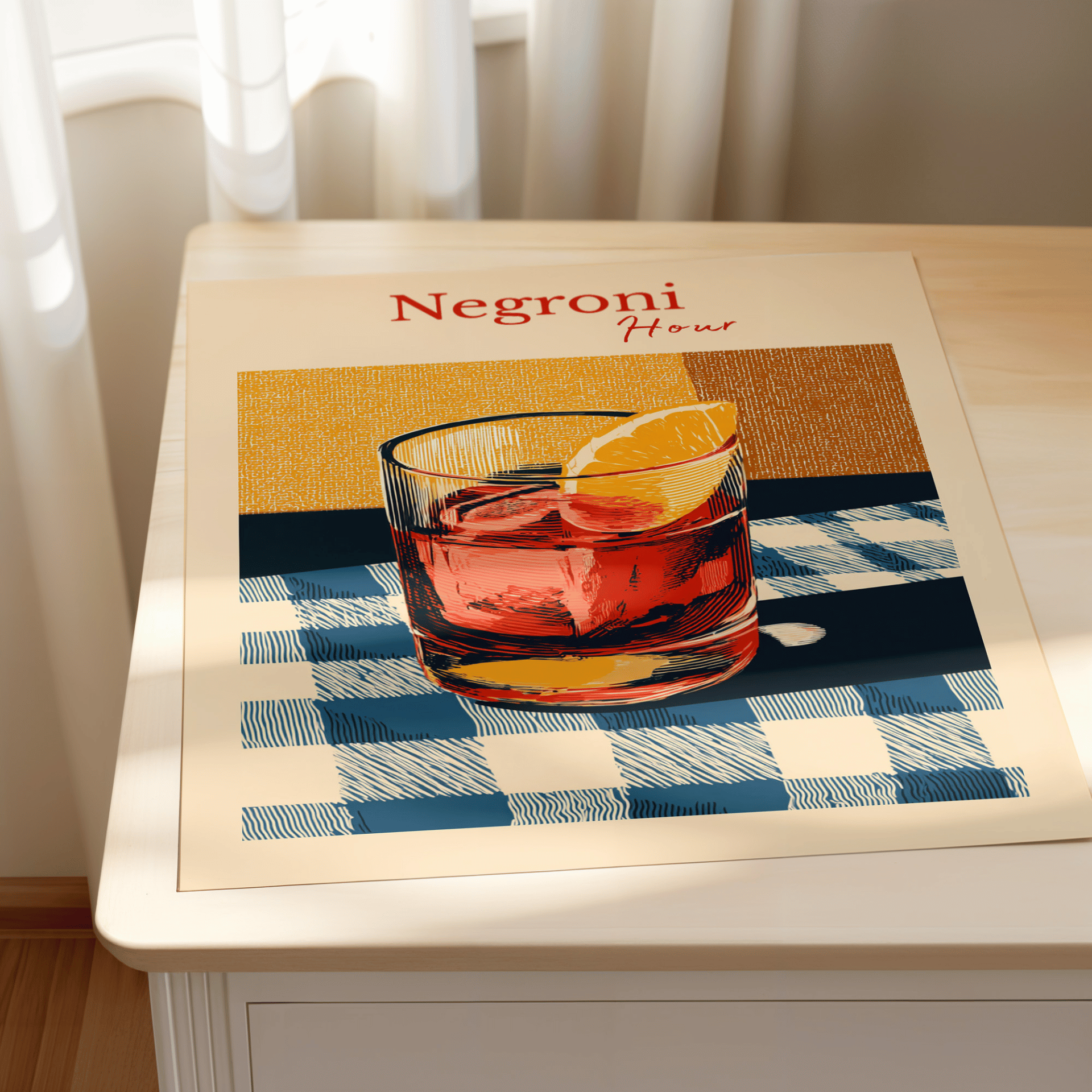 Poster Set „Aperitivo Time“ – Stilvolle Drinks für dein Zuhause