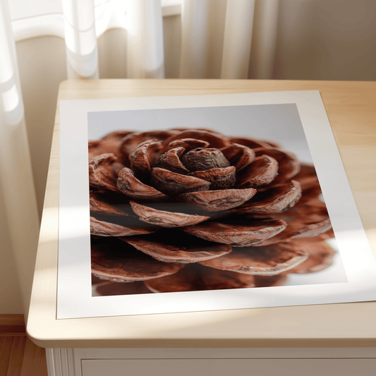 Poster Set „Natural Harmony“ – Herbstliche Naturmotive in Beige & Braun