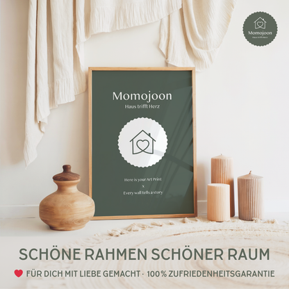 Bilderrahmen Holz Beige