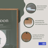 Bilderrahmen Holz Beige