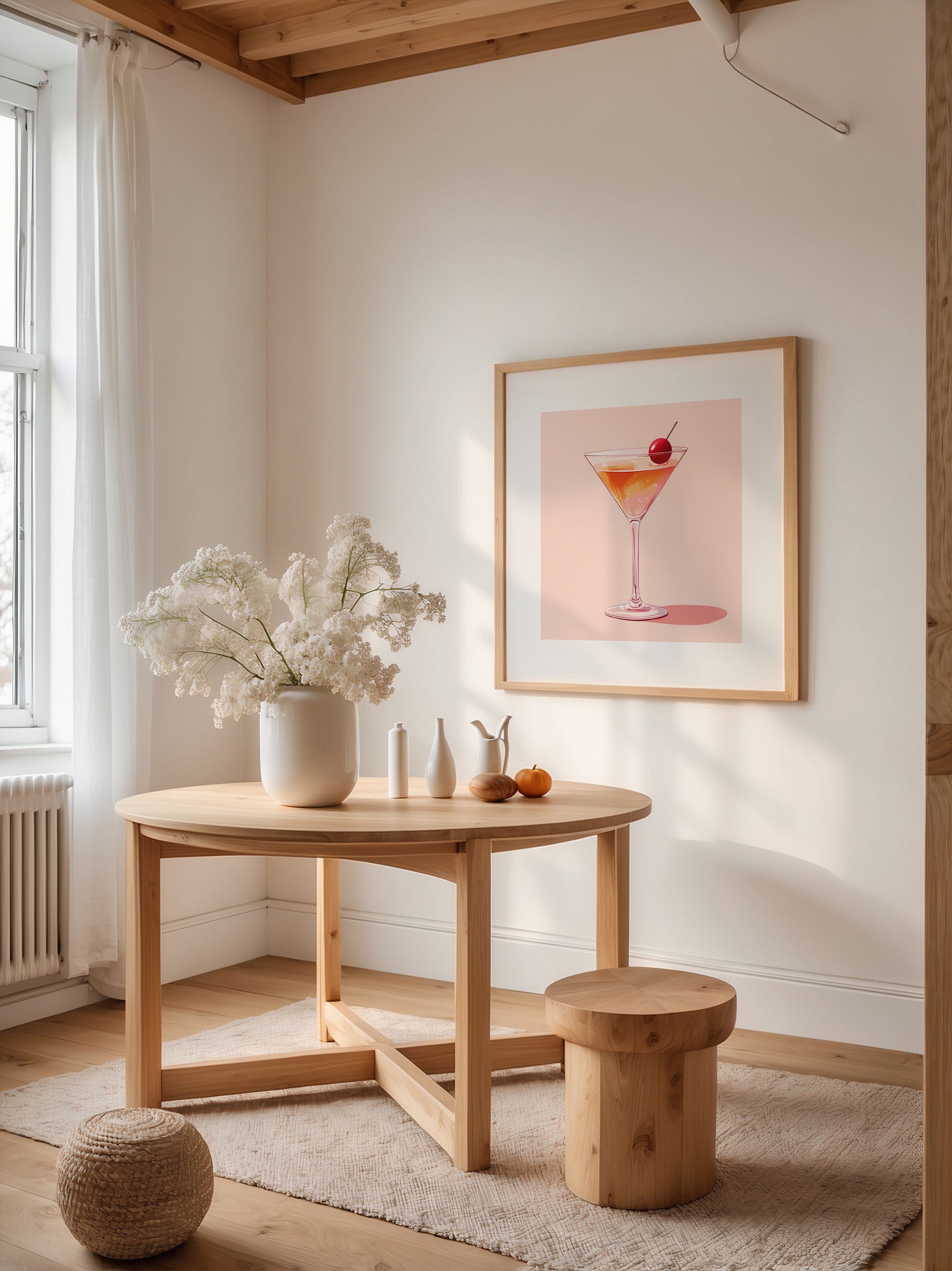 Cocktailglas Kirsche Pastell