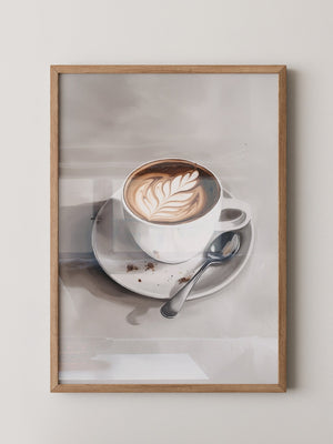 Cappuccino Kunst Latte Art