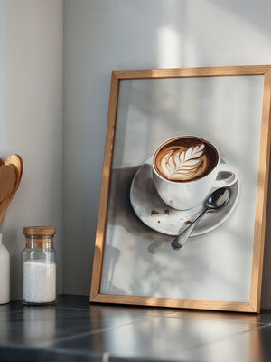 Cappuccino Kunst Latte Art