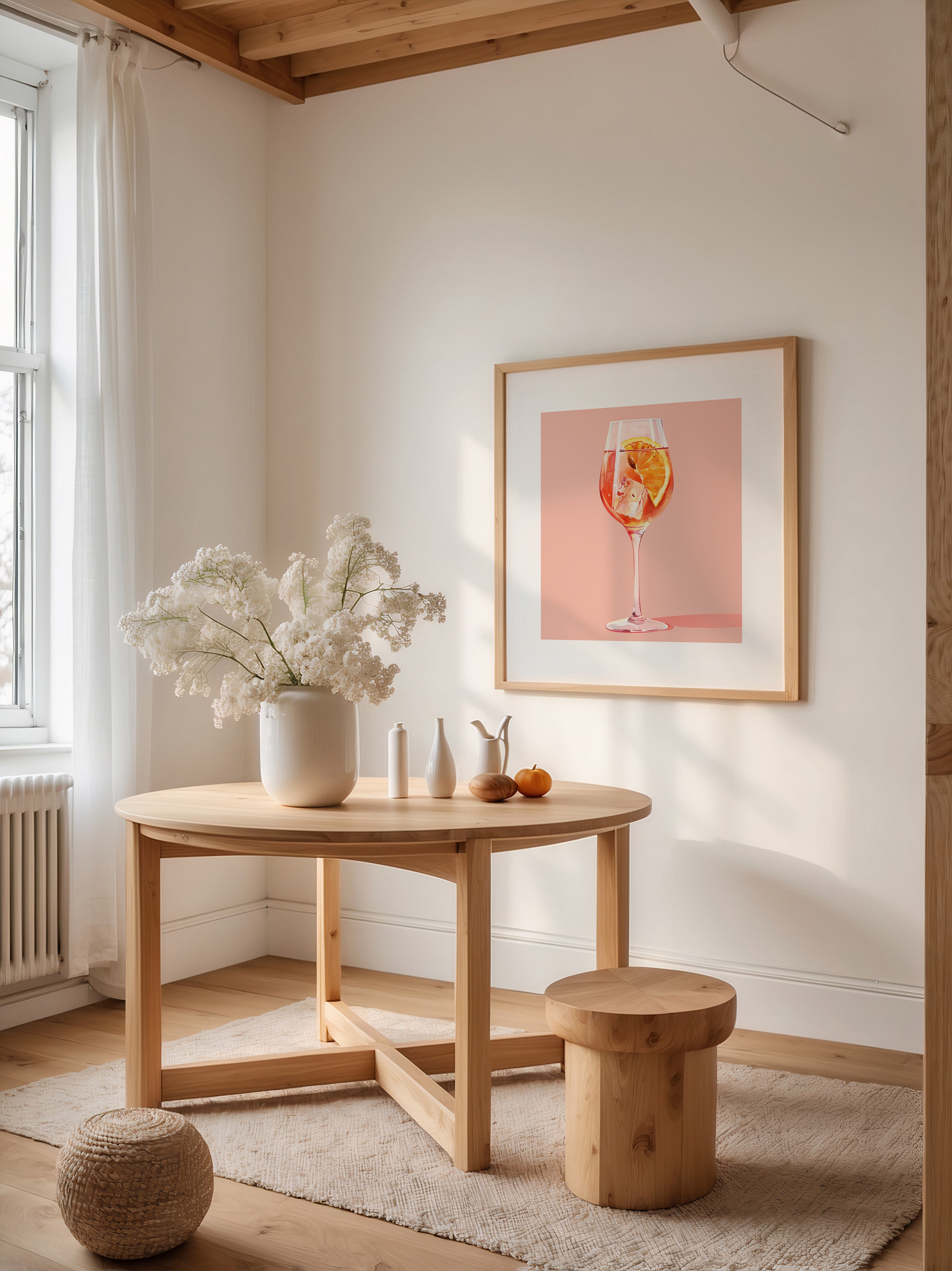 Cocktailglas Orange Aquarell