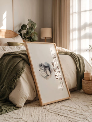 Kochmütze Aquarell Vintage