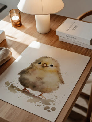 Küken Aquarell zart